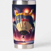 Een afbeelding van een Humpty Dumpty Hete Luchtbal Geïsoleerde Drinkbeker