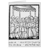 Een afbeelding van een joodse bruiloft (Voorkant)