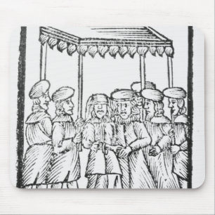 Een afbeelding van een joodse bruiloft muismat