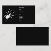 Een afbeelding van een spin visitekaartje (Voorkant / Achterkant)