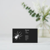 Een afbeelding van een spin visitekaartje (Staand voorkant)