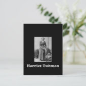 Een Afbeelding van Harriet Tubman in zwart-wit Briefkaart (Staand voorkant)