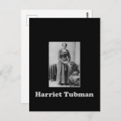 Een Afbeelding van Harriet Tubman in zwart-wit Briefkaart (Voorkant / Achterkant)