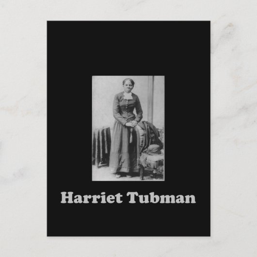 Een Afbeelding van Harriet Tubman in zwart-wit Briefkaart (Voorkant)