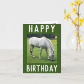 Een Afbeelding van het Witte Paard op een Kaart va (Gele Bloem)