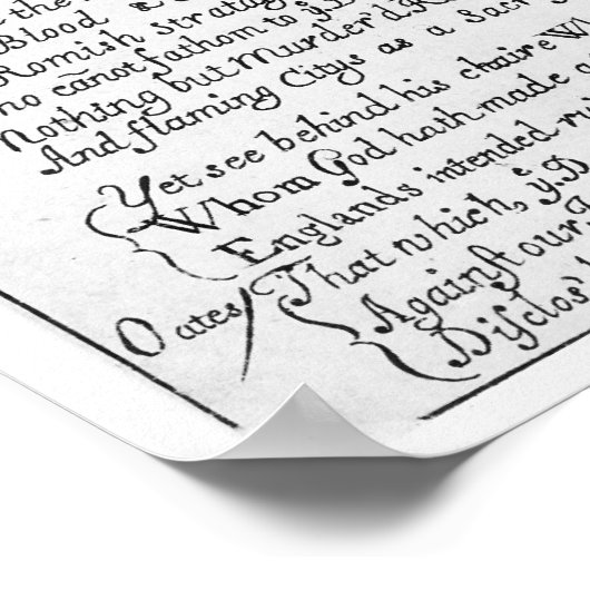 Een afbeelding van Titus Oates Poster (Hoek)