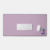 Een Afdalingsrit Ski Bureaumat (Keyboard & Muis)