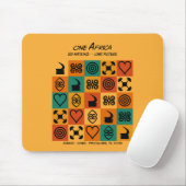 Eén Afrika – Adinkra – Ghana - Muismat (Met muis)