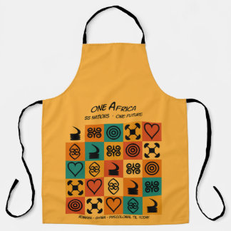 Eén Afrika – Adinkra – Ghana - Schort