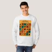 Eén Afrika – Adinkra – Ghana - T-shirt (Voorkant volledig)