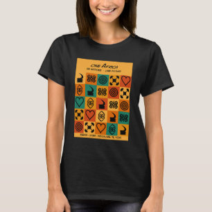 Eén Afrika – Adinkra – Ghana - T-shirt