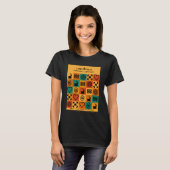 Eén Afrika – Adinkra – Ghana - T-shirt (Voorkant volledig)