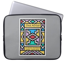 Eén Afrika – Ndebele – Zuid-Afrika & Zimbabwe - Laptop Sleeve