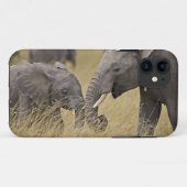Een Afrikaanse olifant die op de velden grazen Case-Mate iPhone Case (Achterkant (horizontaal))