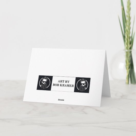 Een Afro-Amerikaanse kinderlach met Kerstmis Kaart (Achterkant)