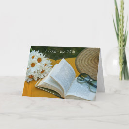 Een afscheidswens Gevouwen Wenskaart Kaart