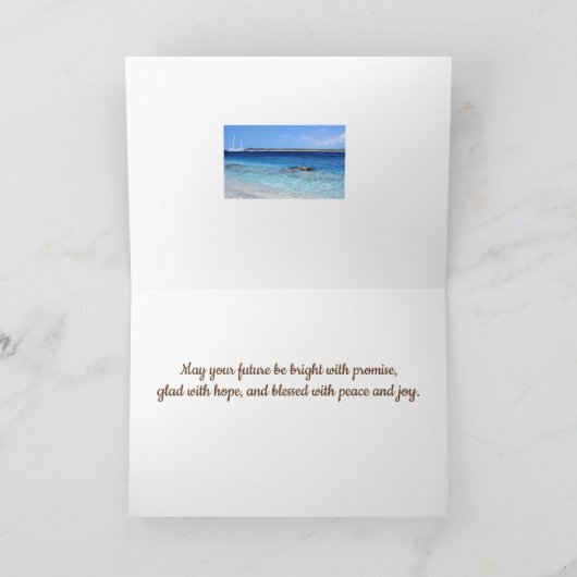 Een afscheidswens kaart (Binnen)