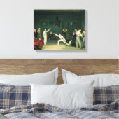 Een afschermingsscène, 1827 canvas afdruk (Insitu (Slaapkamer))