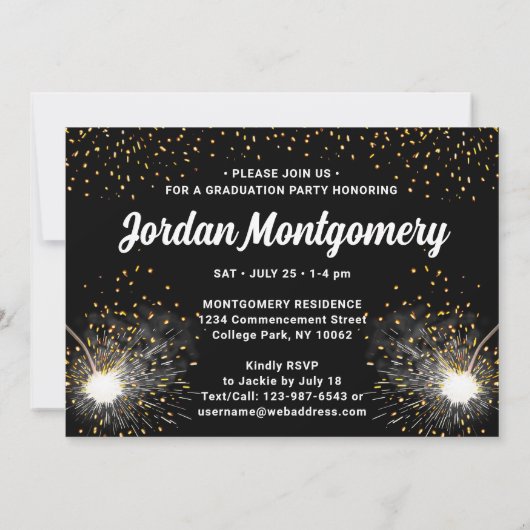 Een Afstuderen met touwstang en reservelassen Kaart (Achterkant)