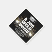 Een Afstuderen met touwstang en reservelassen Servet (Hoek)