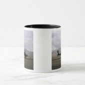 Een AH-64A Apache die opstart Mok (Midden)