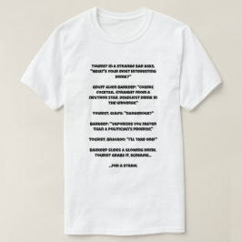 Een AI-grap over de dodelijkste drink T-shirt