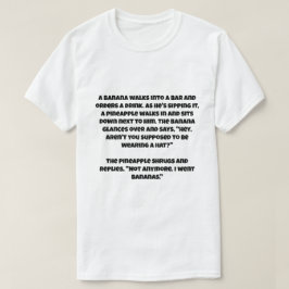 Een ai-grap over een banaan en een ananas t-shirt