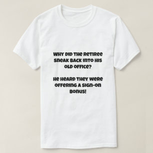 Een AI-grap over gepensioneerden T-shirt