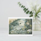 Een airy Dance Full Moon Briefkaart (Staand voorkant)