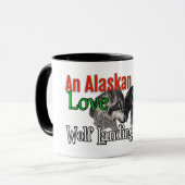 Een Alaska Love Story koffiekopje Mok (Voorkant links)
