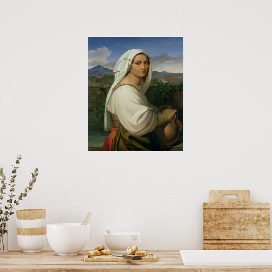 Een Albanees, 1831 Poster (Keuken)