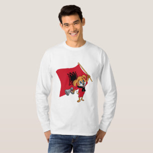 Een Albanese Fan Hond T-shirt