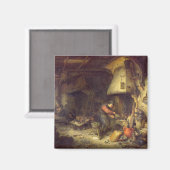 Een alchemicus, 1611 magneet (Voorkant / Achterkant)