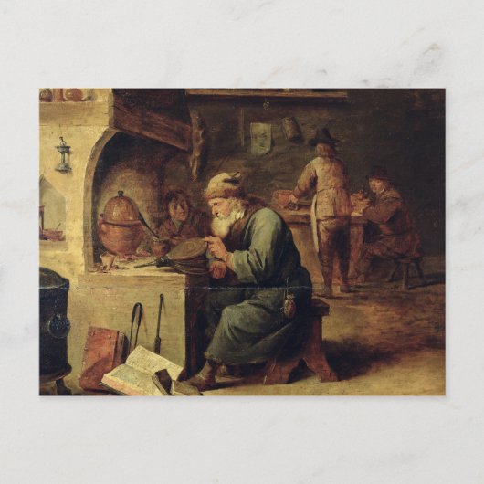 Een alchemist briefkaart (Voorkant)