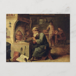 Een alchemist briefkaart