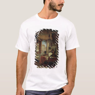 Een alchemist in zijn laboratorium t-shirt