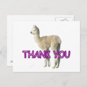 Een alfanumerieke kaart "Bedankt" (Voorkant / Achterkant)