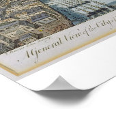 Een algemeen Uitzicht van de Londense City en de r Poster (Hoek)