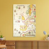 Een algemene handelwijze canvas afdruk (Insitu (Woonkamer))