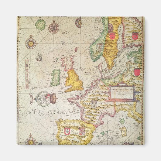 Een algemene handelwijze magneet (Voorkant)