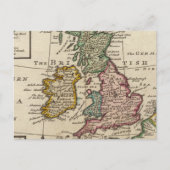 Een algemene kaart van Groot-Brittannië en Ierland (Voorkant)