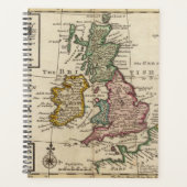Een algemene kaart van Groot-Brittannië en Ierland Planner (Voorkant)