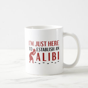 Een Alibi instellen Koffiemok