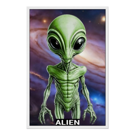 Een alien perfect poster (Voorkant)