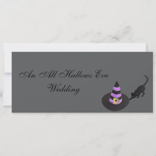 Een All Hallows Eve bruiloft Kaart