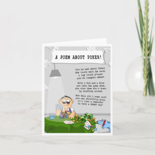 Een alledaags Poker-Wenskaart voor elke gelegenhei Kaart