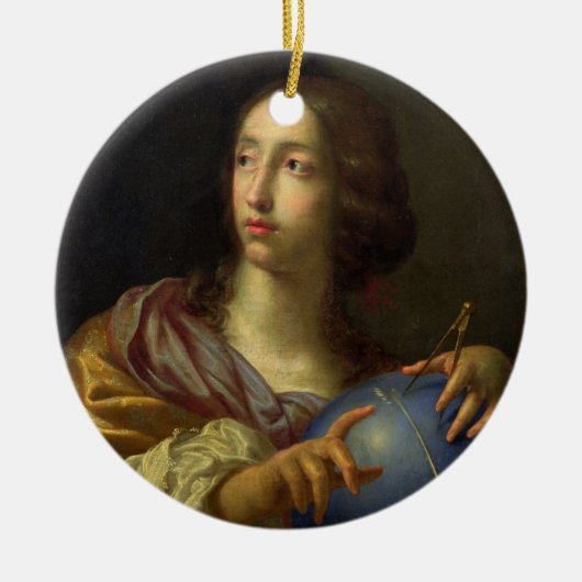 Een allegory van Astronomie Keramisch Ornament (Voorkant)