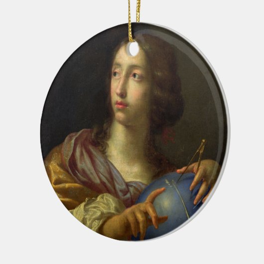 Een allegory van Astronomie Keramisch Ornament (Links)