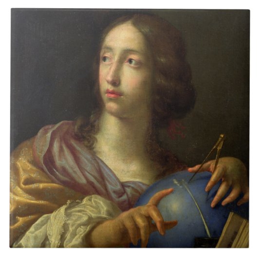 Een allegory van Astronomie Tegeltje (Voorkant)