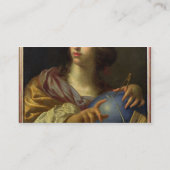 Een allegory van Astronomie Visitekaartje (Achterkant)